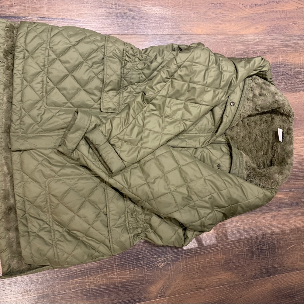 Olive Quilted Jacket